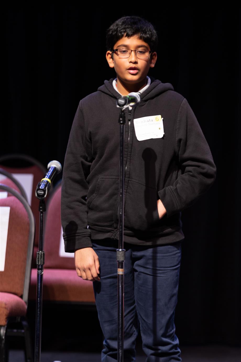 Chandler Unified spelling bee competitor